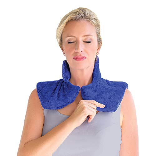 Zen Therapy - Microwavable Neck Wrap for Therapy | Hot & Cold Neck Shoulder Pad | Soothes Muscle & Arthritis Pain | Neck Heat Pad for Aromatherapy, Minor Injuries