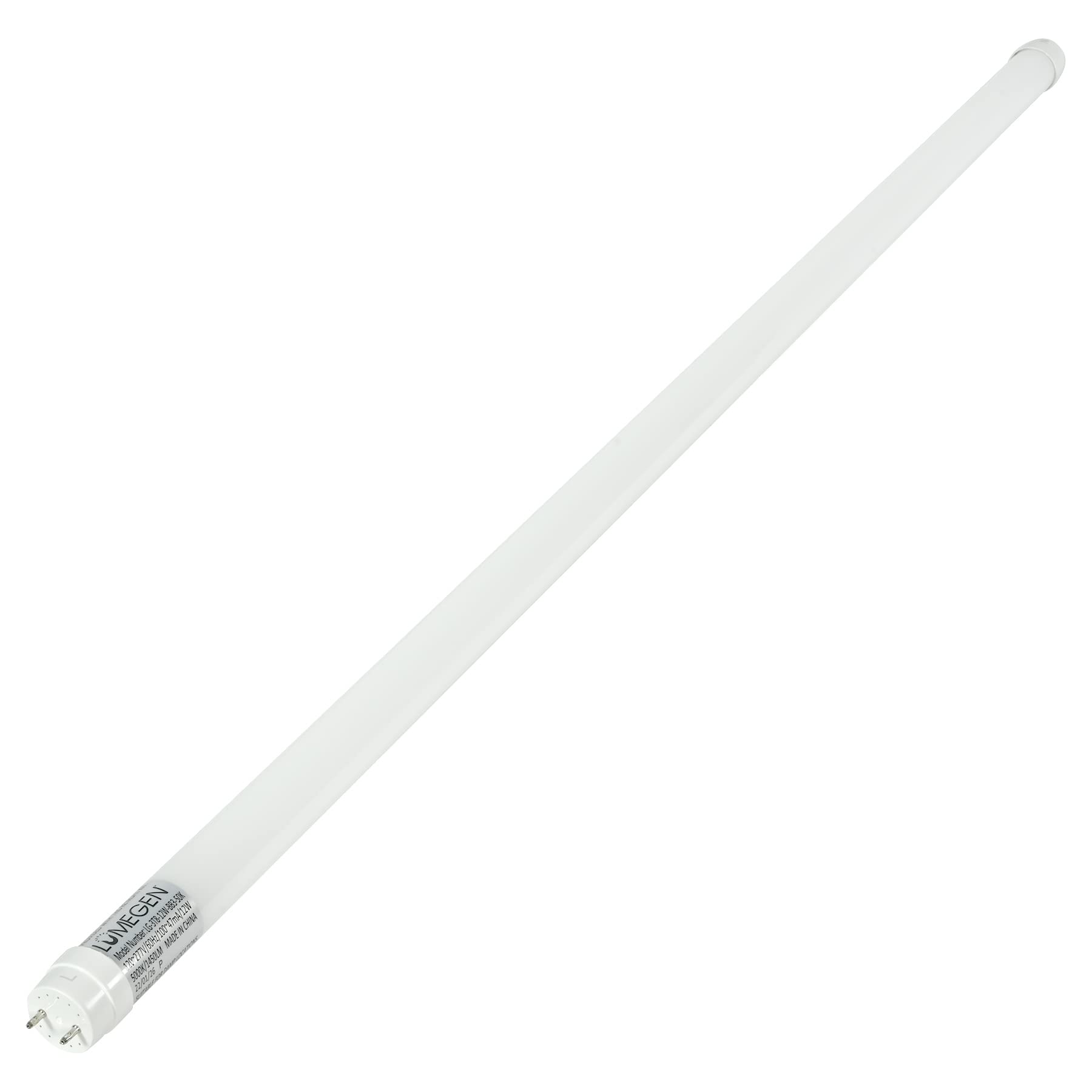 LumeGen T8 3ft. Glass LED Tube I High Efficiency, Daylight White I DLC & UL Listed I 12W - 1450 Lumens I Direct Wire I 5-Year Lifespan I Ideal for Commercial and Residential Lighting Solutions I 4000K