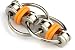 Flippy Chain Fidget Toy by Tom's Fidgets - Perfect for ADHD, Anxiety, and Autism - Bike Chain Fidget Stress Reducer for Adults and Kids - Orange