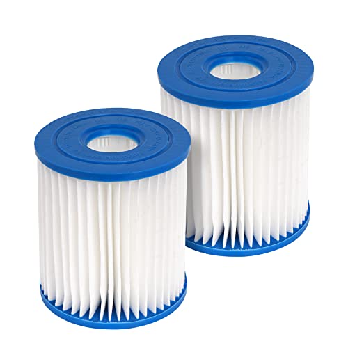 FFyan Paquete de 2 filtros de Repuesto para filtros de Piscina Intex, Tipo H 29007E, para Bombas de Filtro 28601, 28602