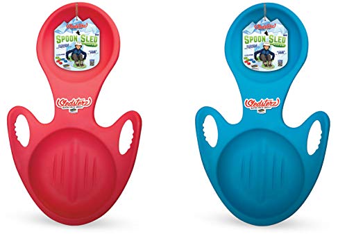 Sledsterz Spoon Snow Sled by Geospace for Winter Sledding Fun: