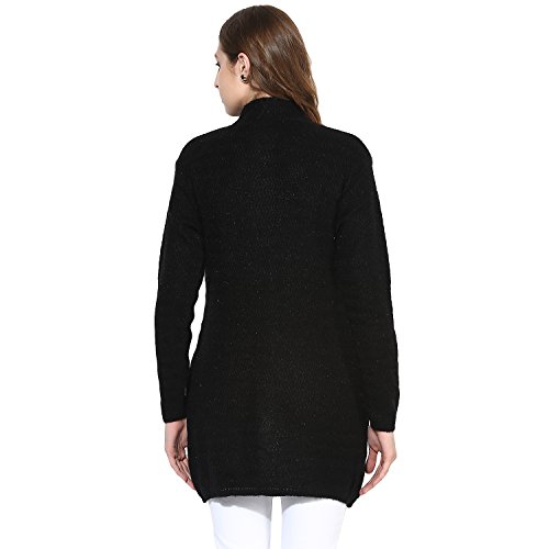 Image of One femme Women's Woollen Solid Color Coat