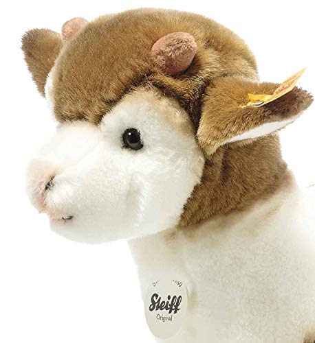 Steiff Zenzi Ziege, Plüschtier 27 cm, Bauernhof Plüschziege stehend, Kuscheltier für Kinder, Schmusetier zum Spielen… – Bild 3