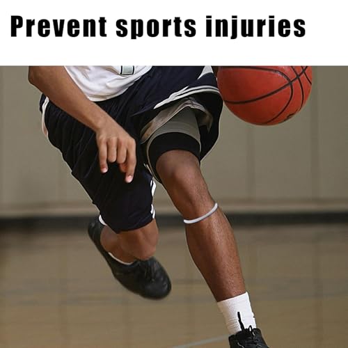 Image of Gosknor 2pcs Patellar Tendon Support Strap Knee Band (Fluorescent White)