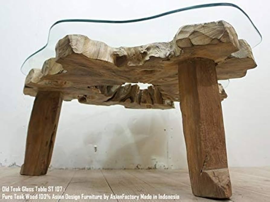 Amazon.co.jp: アジアンファクトリー オールドチーク 一枚板