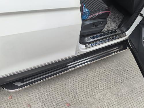 2PCS Running Boards para Cadillac SRX 2010-2016 negro miniatura 5