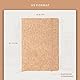 Beechmore Books Notizbuch liniert - A5, Kork-Design I Premium Hardcover Journal Buch aus veganem Leder, 120gsm creme Papier, inkl Geschenkbox, für Schriftsteller, Journalisten, Meetings & Studenten