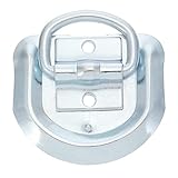 Anclaje inferior, anillo de amarre tipo D alta resistencia, montaje en el piso del remolque for asegurar la carga