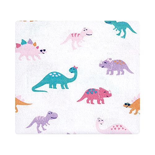 Image of Hudson Baby Unisex Baby Cotton Flannel Receiving Blankets Bundle, CuteASaurus, One Size