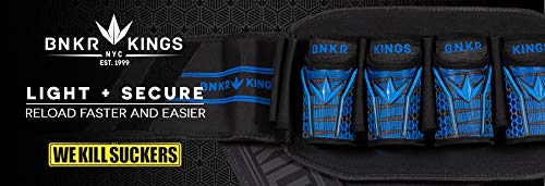 Bunkerkings Fly Strapless Paintball Harness Pod Pack - 4+7 Blue Laces #TOP3
