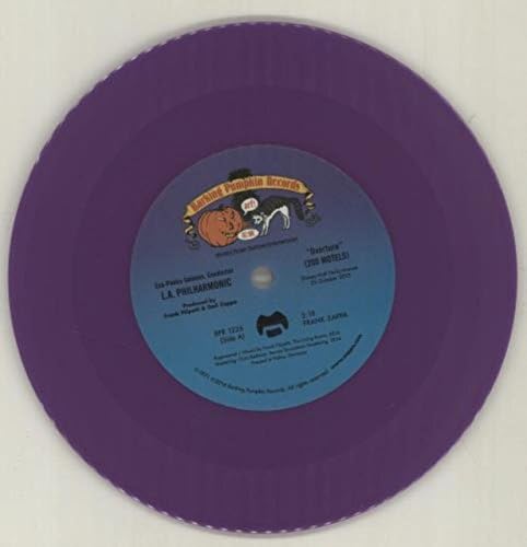 Frank Zappa: Overture From Frank Zappa's "200 Motels" (Colored Vinyl) Vinyl 7" (Record Store Day)