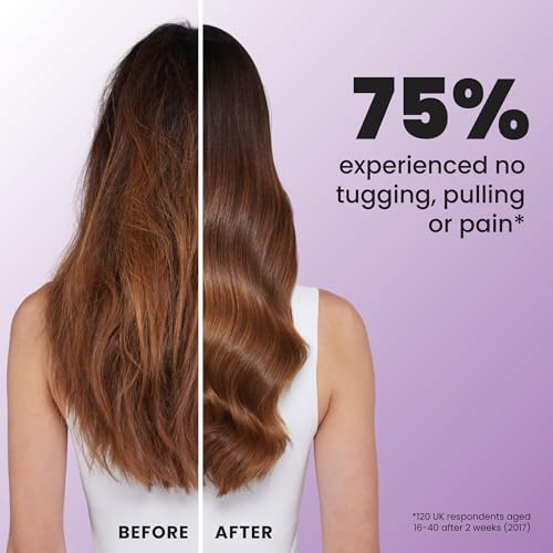 Image of Tangle Teezer Ultimate Detangler Brush for Wet & Dry Hair, Eliminates Knots & Reduces Breakage for Straight to Wavy Hair Types, Fresh Purple