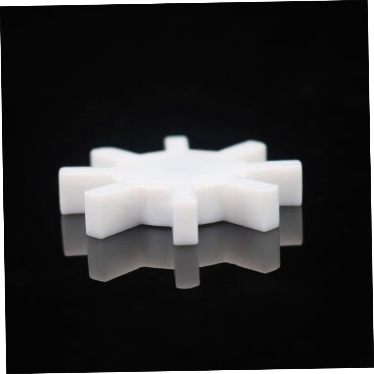 Gatuida 8pièces Barres De Stir Gear-shape Magnétiques Ptfe Pour Mélangeur Magnétique Idéales Pour Laboratoires Et Chimiques