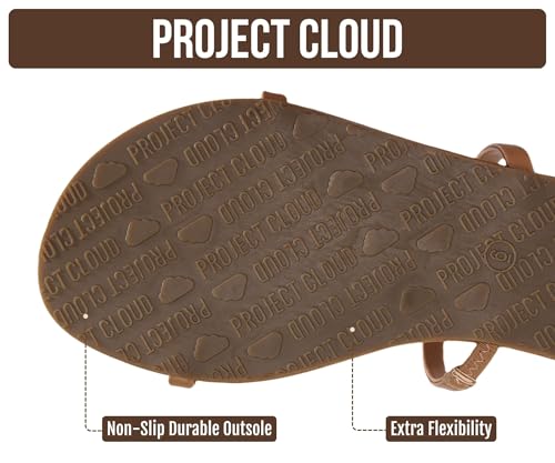 Image of Project Cloud Summer Sandals for Women with Memory Foam Insole (Transition) | Memory Foam Insole; Beach Flip Flops; Non-Slip Sole; Lightweight Double Straps; Summer Sandals for Women; Everyday Comfort