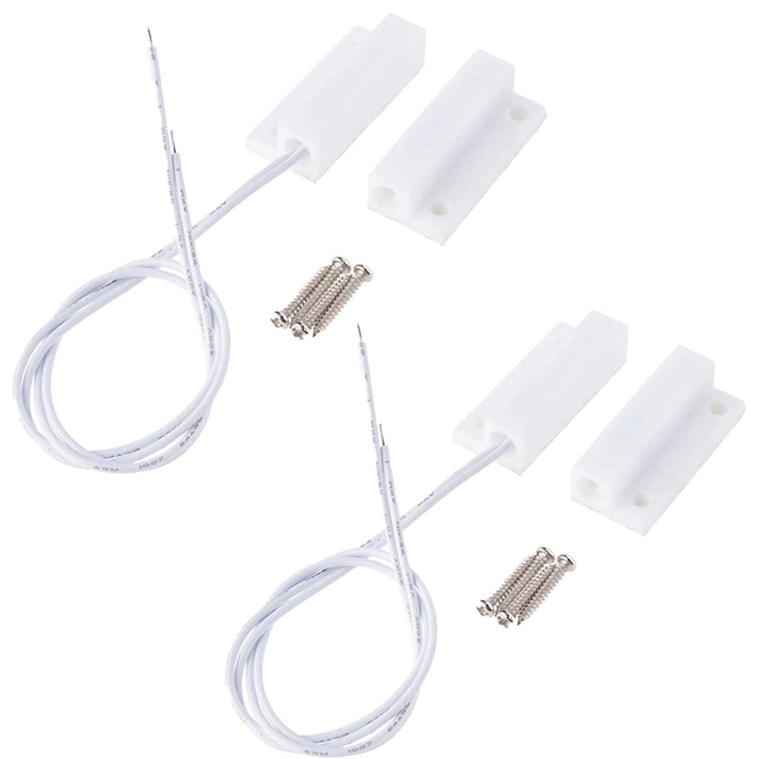 REES52 2 Pair MC-38 Wired Magnetic Door Window Sensor, wired door sensor, Wired window sensor, sensors mc 38.-picture-10