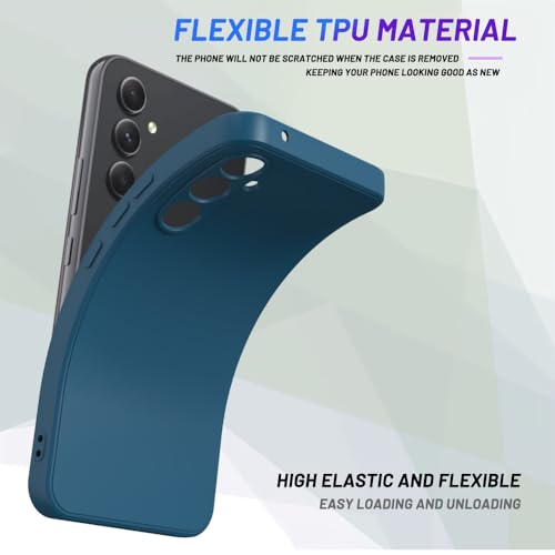 Image of for Samsung Galaxy A24 Case Dark Blue, Scratch Resistant with Soft Touch, Slim Thin Phone Cover for Samsung Galaxy A24
