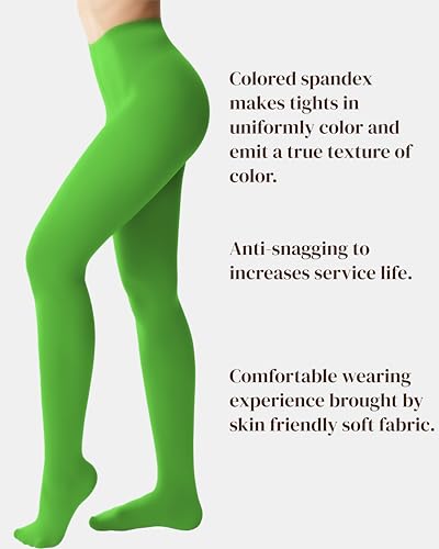 Image of leg elegant Women's 80 Den Microfiber Soft Opaque Tights Pantyhose