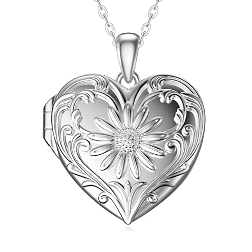 Sunflower Heart Locket