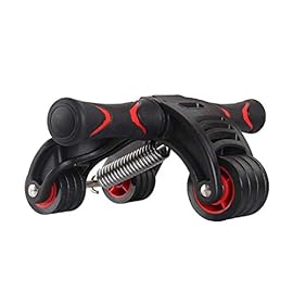 BIAJEK Abdominal Muscle Wheel – Roller Ab Workout Equipment – Ab Roller for Home Gym – Ab Machine for Ab Trainer -Abs Roller with Knee Pad