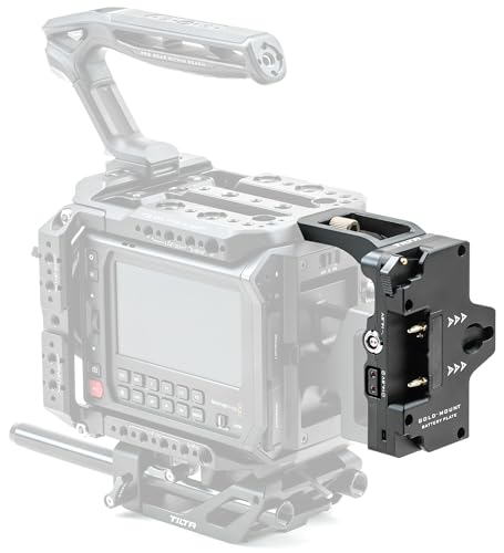 Image of Tilta Battery Plate Compatible with Blackmagic Pyxis 6K / 12K - Gold Mount | High Capacity Power Output (2 Pin Lemo, P-Tap, USB-C) | External Power Input | Security Attachment | ES-T21-BP-AB