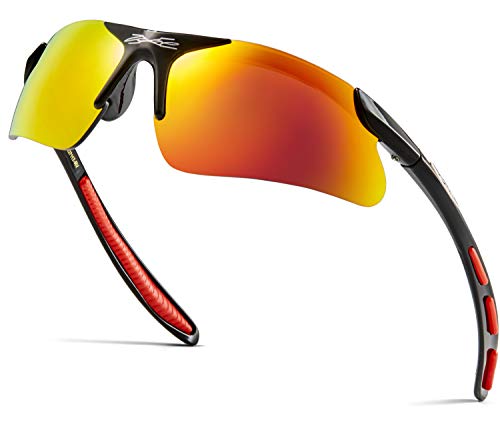 X Loop Kids Sports Sunglasses For Boys Girls Children Age 3-10 - Half Frame Uv400 Baseball Cycling Softball Glasses #TOP4