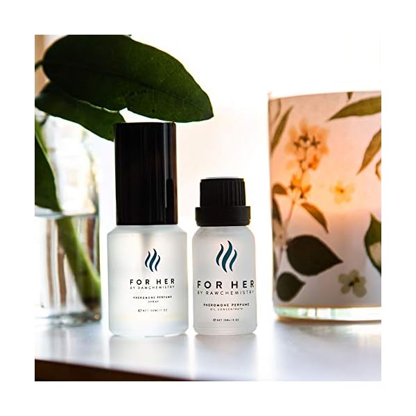 RawChemistry Pheromone Perfume Gift Set, for Her [Attract Men] - Elegance, Extra Strength Human Pheromone Formula 1 Fl. Oz