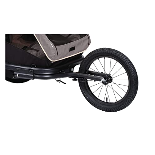 Remorque enfant noire Duo Unisexe Adulte 3092008013 en taille unique pour vélo
