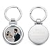 Personalized Master Custom Photo Keychain Free Engraving Colorful Picture&Text Keyring Couple Keychain for Friend Family Lover Memorial Gift Keychain