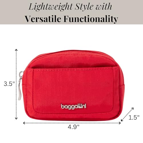 Image of Baggallini Women's Pocket Cosmetic - Lightweight Bag - Travel Essentials Makeup Organizer Mini