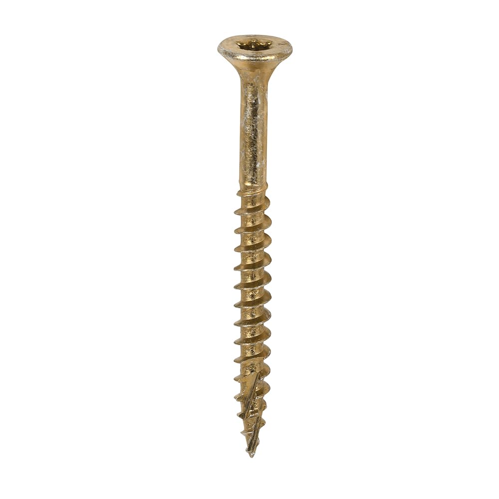 Timco Yellow - C2 Clamp-Fix Multi-Purpose Premium Screws - Tx - Double Countersunk - (Size 4.0 X 45-200 Pieces)