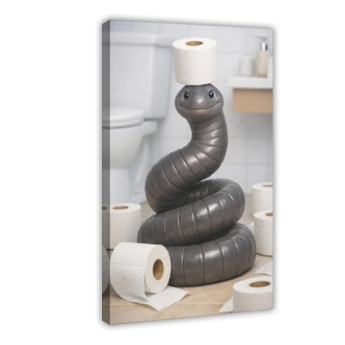 Impression sur toile papier toilette amusante fini les murs tristes chez vous