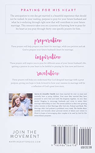 31 Prayers For My Future Husband: Preparing My Heart for Marriage by Praying for Him (Engaged Couples Devotional,Engagement Gift for Couples, How To ... Husband & Wife, Christian Marriage books) - Image 2