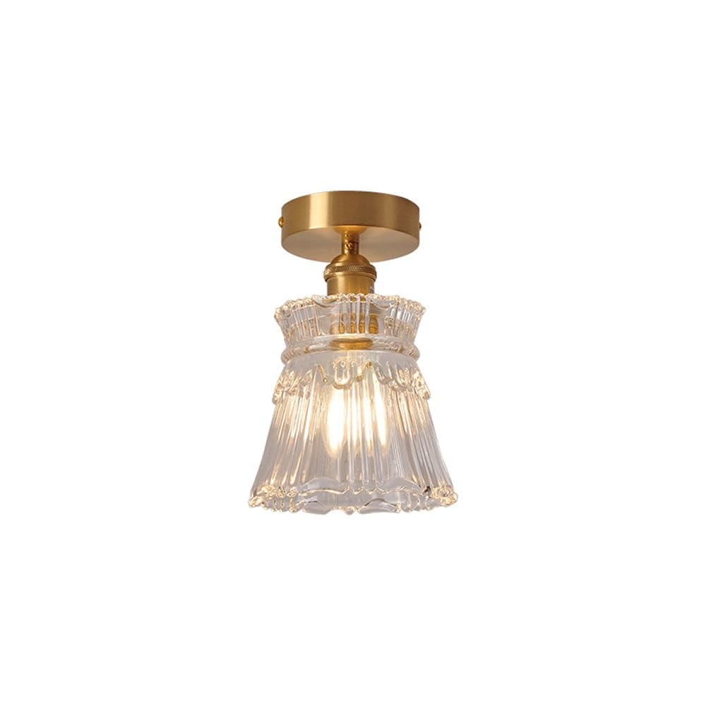 Japońska szklana lampa sufitowa