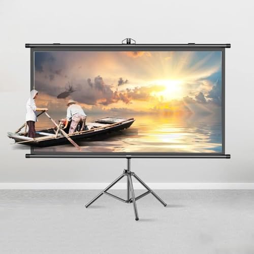 Pantalla manual de proyección 60 pulgadas 4:3 con trípode