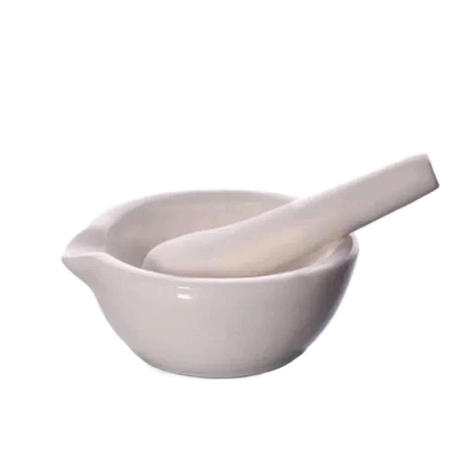 Mortaio E Pestello In Ceramica - Per Aglio E Spezie, Utensile Da Cucina Manuale - Foto 3