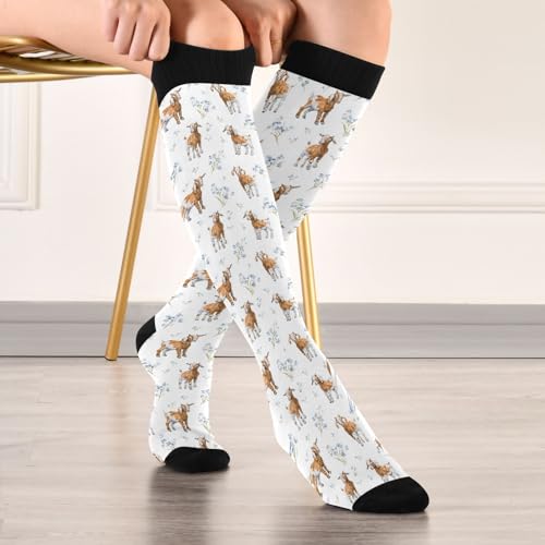 Image of Compression Socks for Women & Men, Knee High Socks for Circulation Medical Running Athletic Nurse Travel