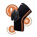NeoAlly® - Medical-Grade Knee Compression Sleeve, Power Lifting Knee Sleeves with Secure-Fit for Crossfit Knee Sleeves Men and Women for Intense Workout, Orange, Large, Pack of 1
