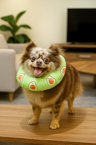 Colar Elizabetano Ajustável YOLOPET – Confortável e Flexível, Proteção Pós-Cirúrgica para Pets – Est