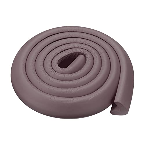 Image of uxcell Corner Guards Edge Protectors 6.56ft(2M), Foam Safety Bumper L Shape for Furniture Corner Table Edge Guard, Brown