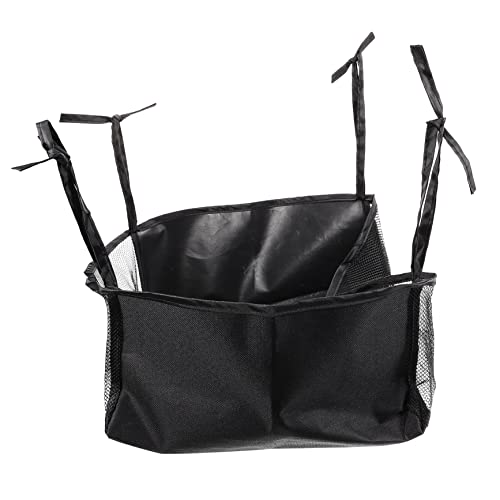 HOMOCONO Walker Storage Basket Bag for Walker Hanging Walker Bag Walker Accessories for Seniors Storage Bag Accessories for Walker for Seniors Convenient Walker Bag Wheelchair Hanging Bag
