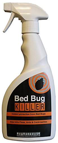 Rugremedy UK Ltd Bed Bugs Killer Spray Kills Bed Bugs, 1L. Also Kills Fleas, Ants, Cockroaches.