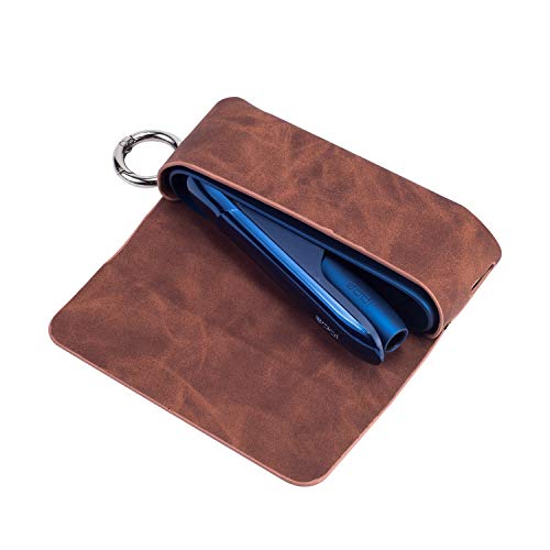 Leather-Case-for-E-Cigarette-Protective-Case-30-Electronic-Cigarette-Pouch-Bag-30-Storage-Carrying-Cover-E-Cigarette-Case-Brown