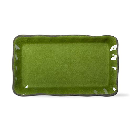 Tag Veranda Melamine Rectangle Green Dinnerware Serving Tray Platter Green #TOP30
