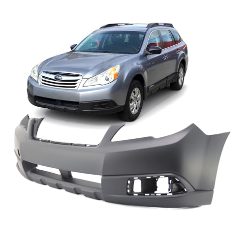 Image of FitParts Compatible with Subaru Outback 2010-2012 Front Bumper Cover | Primed, With Fog Light Holes, Wagon, Ready to Paint, OEM 57704AJ09A, SU1000165
