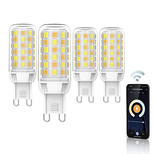 BVCL Smart G9 LED Light Bulb, G9 LED Bulb 4W Smart LED Bulbs, Replaces 40W Halogen Bulb
