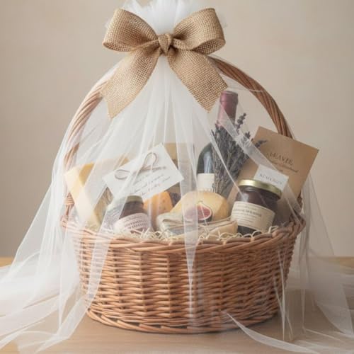 Image of SATYAM KRAFT 5 Meter Multipurpose Net Fabric Soft Cloth Roll | Wedding, Valentine & Party Decoration Items, Birthday, Anniversary | Stage, Tent, Backdrop, Mandap Festive, Event Decor Net (White)