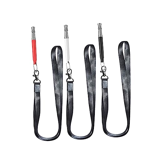 balacoo Pet Whistle Lanyard 3 Pack Dog Training Tool Sound Training for Ideal for Small Breed Dogs Like Chihuahua