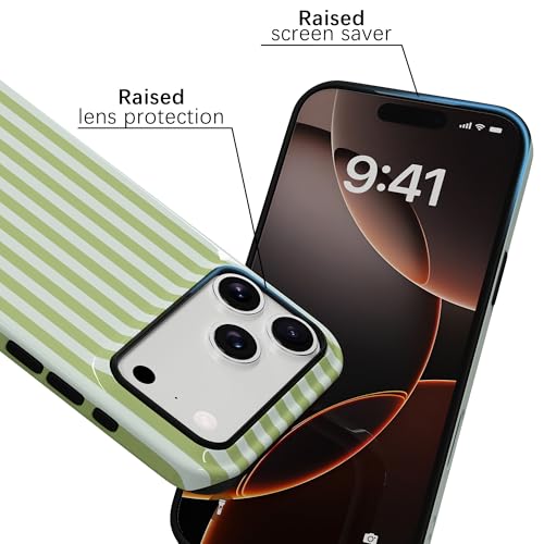 Coque iPhone 17 Pro Max MagSafe Skyseaco silicone vert sauge