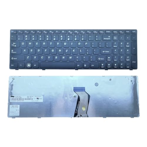 Clavier Lenovo G575 G570 Z560 US Noir Pièce Détachée de Remplacement pour PC Portable