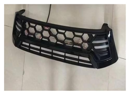 Grille de calandre avant Hilux Revo 2016 avec feux LED et masque supérieur de pare-chocs noir